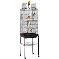 Yaheetech Jaula para Pájaros Jaula de Aves Canarios 46 x 35-5 x 158 cm